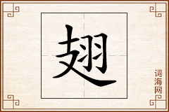 翅怎么写