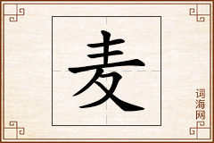 麦怎么写