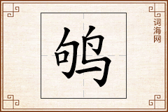 鸲怎么写